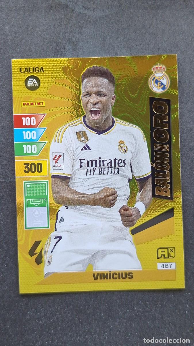 Cromos de F&uacute;tbol: L1 VINICIUS REAL MADRID BALON DE ORO ADRENALYN XL LIGA 2023/2024 23 24 PANINI