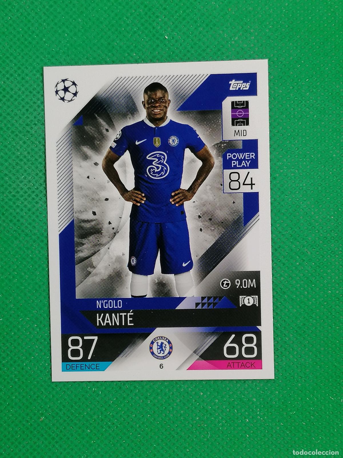Cromos de F&uacute;tbol: 6 N&acute;GOLO KANTE CHELSEA ⚽ TOPPS MATCH ATTAX CHAMPIONS 2022 2023 22 23 ⚽