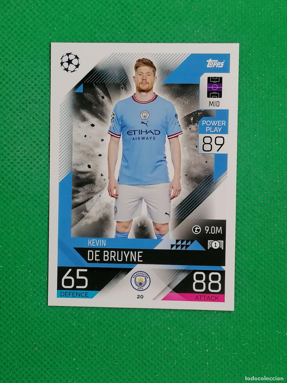 Cromos de F&uacute;tbol: 20 KEVIN DE BRUYNE MANCHESTER CITY ⚽ TOPPS MATCH ATTAX CHAMPIONS 2022 2023 22 23 ⚽