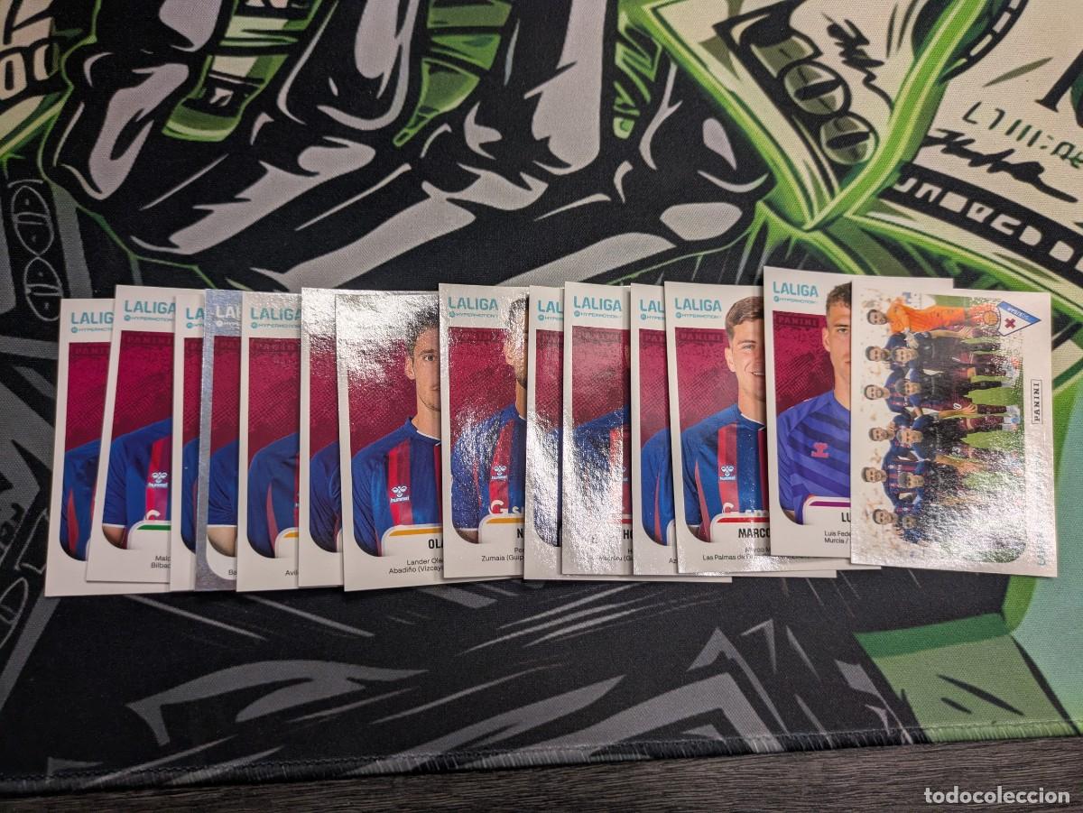 Cromos de F&uacute;tbol: Lote 14 cromos SD Eibar - Liga Hypermotion 2025/26 - Panini - Sin pegar