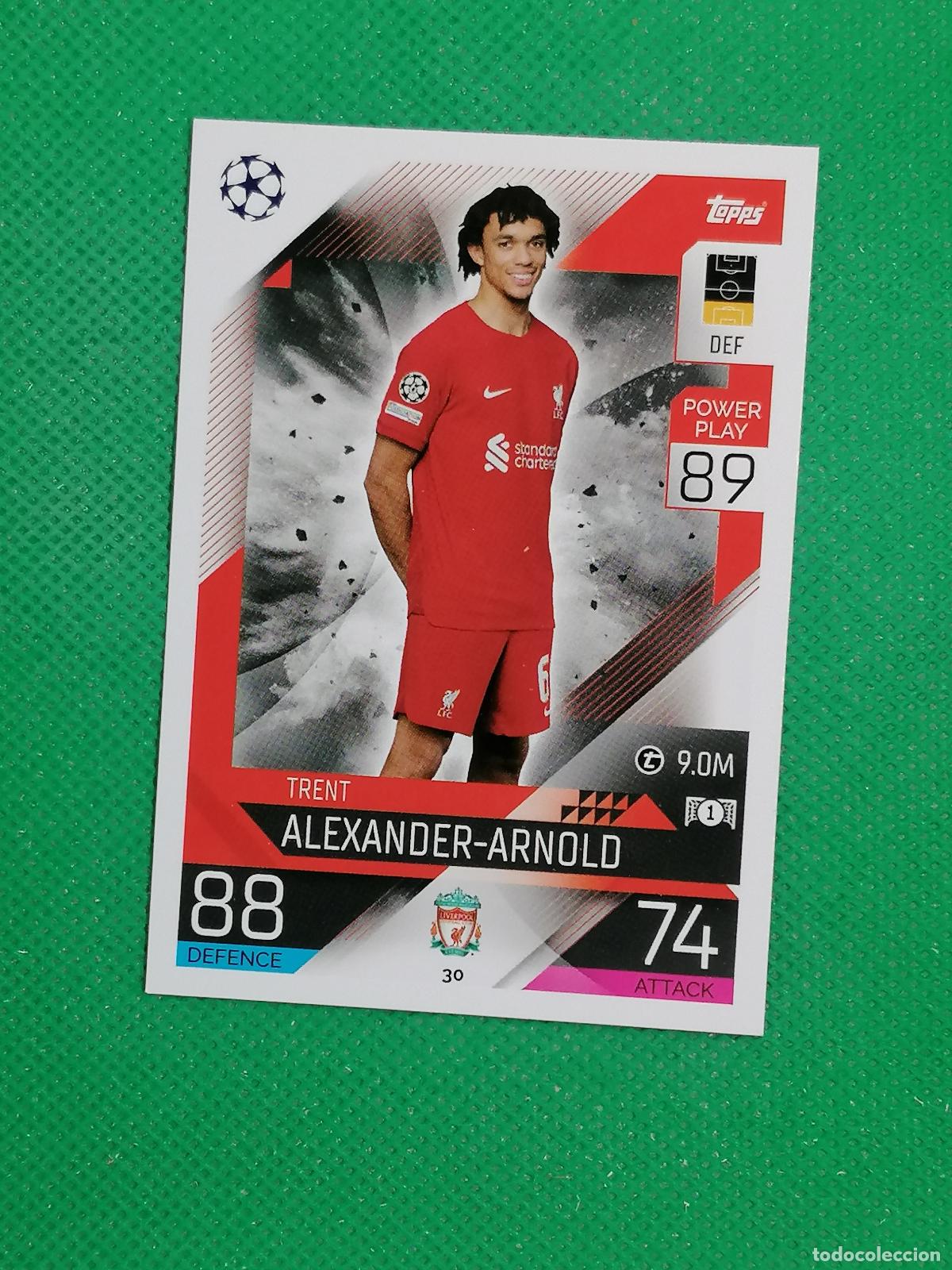 Cromos de F&uacute;tbol: 30 ALEXANDER ARNOLD LIVERPOOL ⚽ TOPPS MATCH ATTAX CHAMPIONS 2022 2023 22 23 ⚽