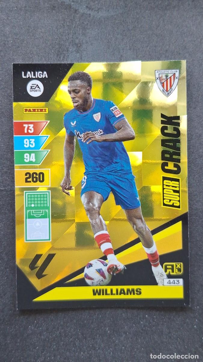 Cromos de F&uacute;tbol: L1 WILLIAMS ATHLETIC CLUB DE BILBAO 443 SUPER CRACK ADRENALYN XL LIGA 2023/2024 23 24 PANINI