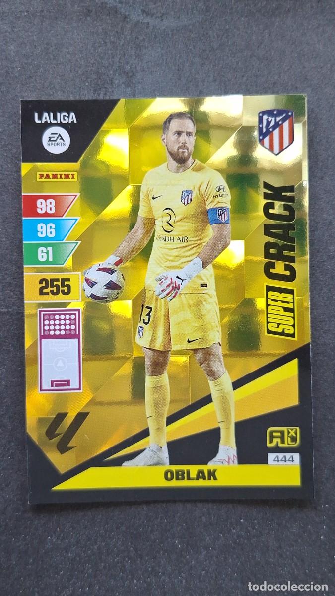 Cromos de F&uacute;tbol: L1 OBLAK ATLETICO DE MADRID 444 SUPER CRACK ADRENALYN XL LIGA 2023/2024 23 24 PANINI