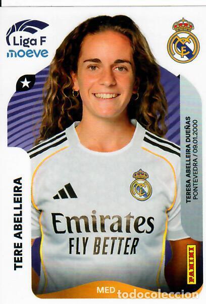 Cromos de Futebol: CROMO PANINI LIGA FEMENINA F 2025-26 (25 - 26) - N&ordm; 274 - TERE ABELLEIRA - REAL MADRID