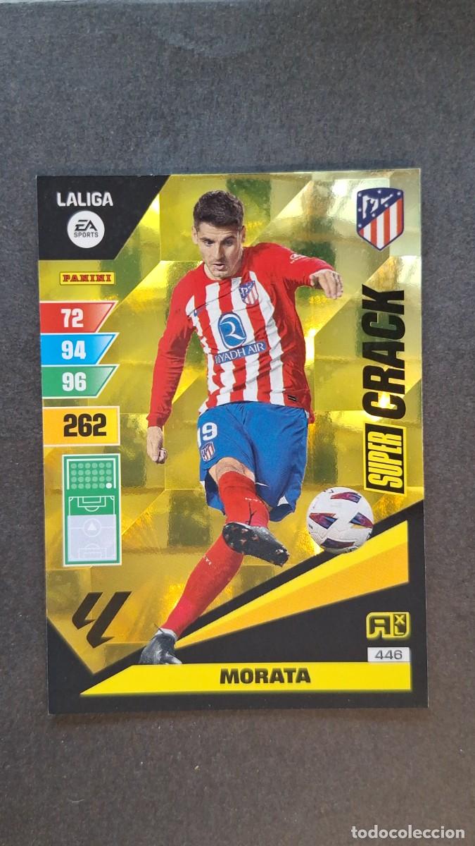 Cartes &agrave; collectionner de Football: L1 MORATA ATLETICO DE MADRID 446 SUPER CRACK ADRENALYN XL LIGA 2023/2024 23 24 PANINI