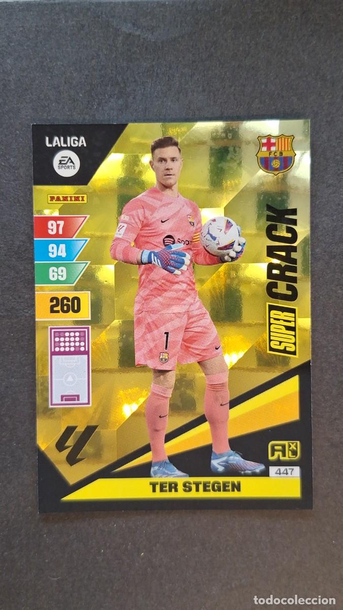 Cromos de F&uacute;tbol: L1 TER STEGEN F. C. BARCELONA 447 SUPER CRACK ADRENALYN XL LIGA 2023/2024 23 24 PANINI