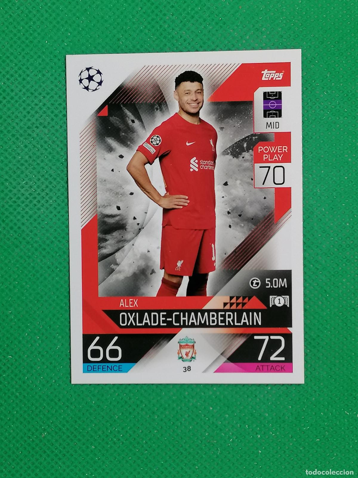 Cromos de F&uacute;tbol: 38 ALEX OXLADE CHAMBERLAIN LIVERPOOL ⚽ TOPPS MATCH ATTAX CHAMPIONS 2022 2023 22 23 ⚽