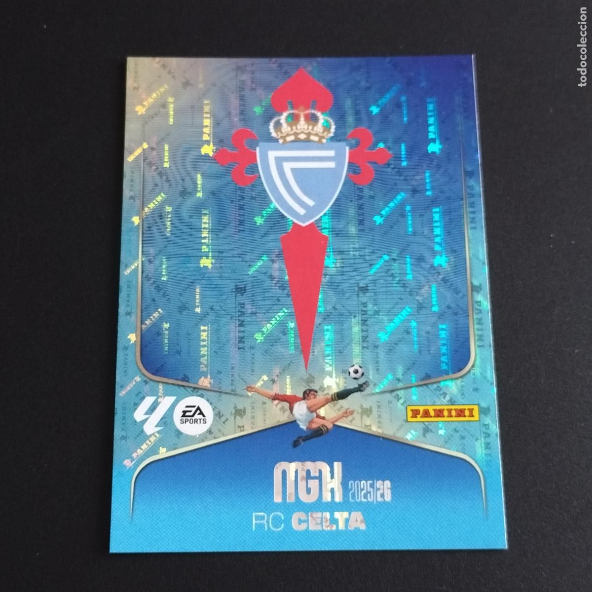 Cromos de F&uacute;tbol: MGK 109 ESCUDO LOGO CELTA VIGO CROMOS ALBUM MEGACRACKS LIGA FUTBOL 2025 2026 25 26