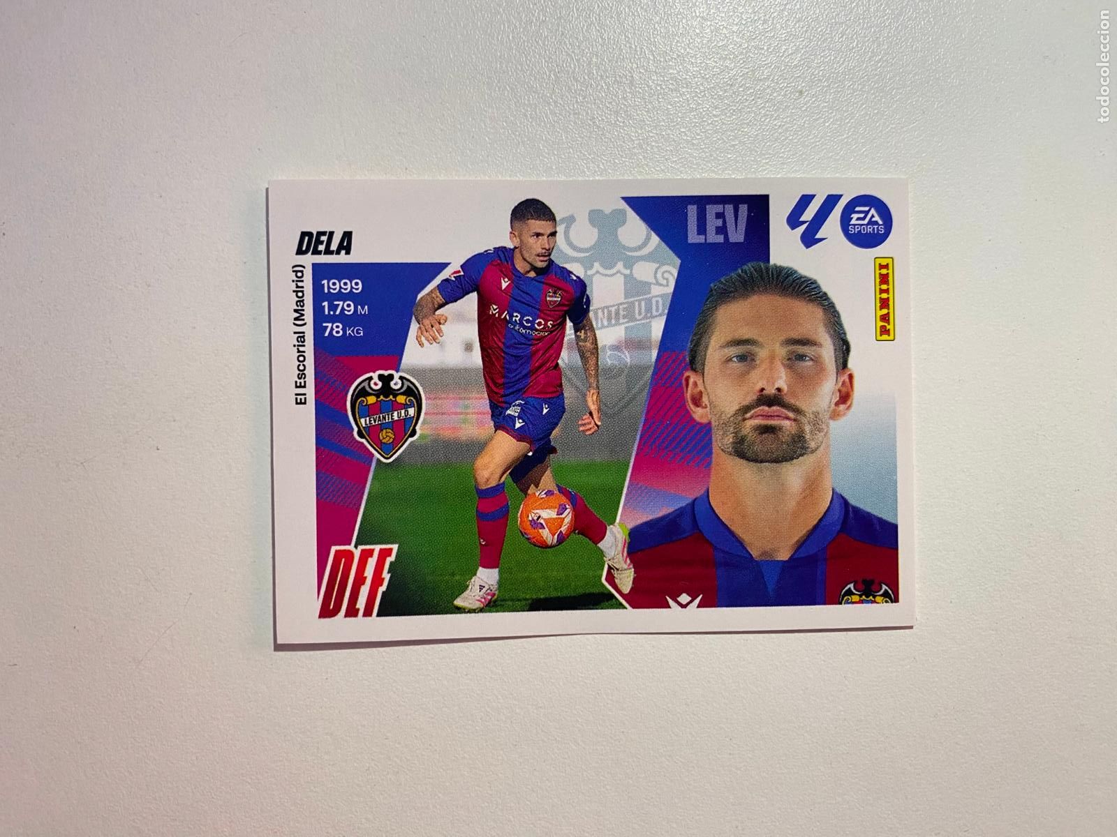 Cromos de F&uacute;tbol: LALIGA ESTE 2025 2026 EA SPORTS 25 26 ALBUM PANINI LIGA N 6 UD LEVANTE DELA