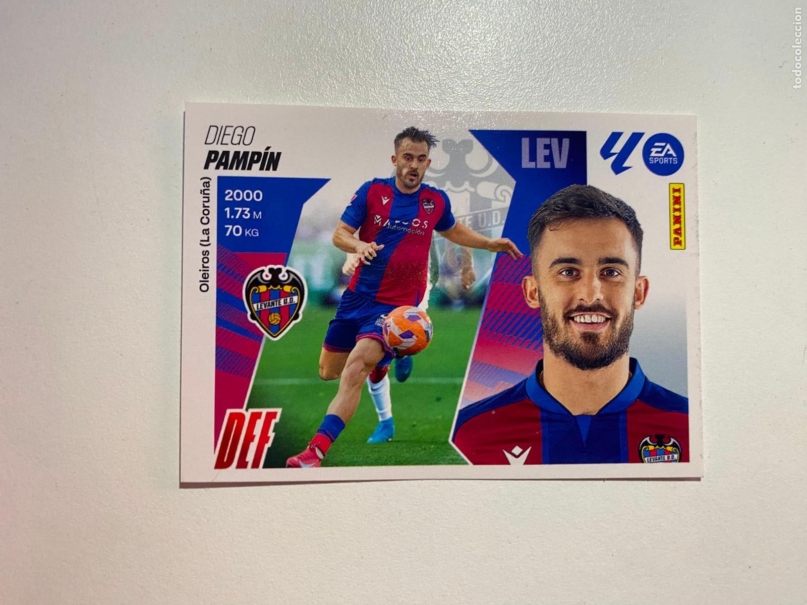 Cromos de F&uacute;tbol: LALIGA ESTE 2025 2026 EA SPORTS 25 26 ALBUM PANINI LIGA N 10 UD LEVANTE PAMP&Iacute;N