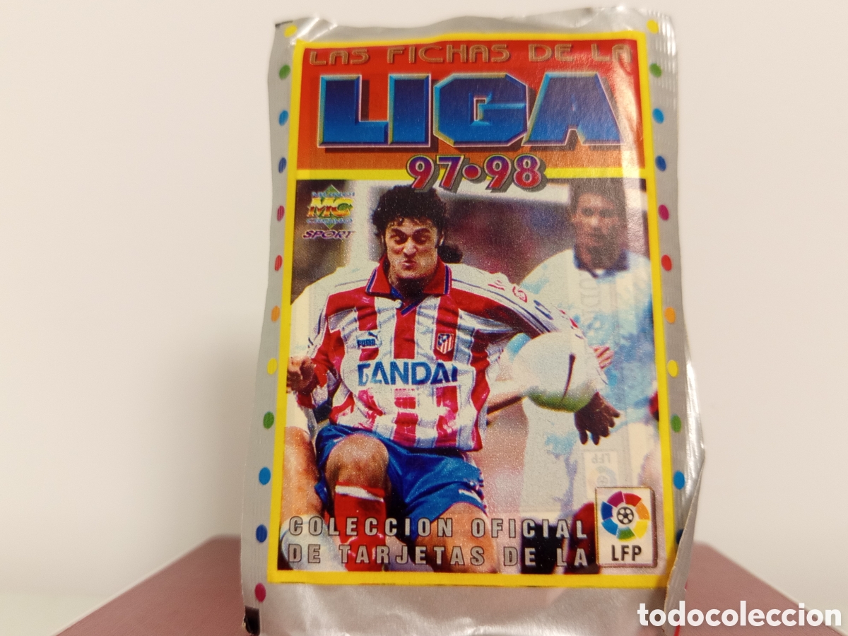 Cromos de F&uacute;tbol: ❇️ SOBRE ⚽ LAS FICHAS DE LA LIGA 97 98 1997 1998 MUNDICROMO LFP SIN ABRIR ❇️