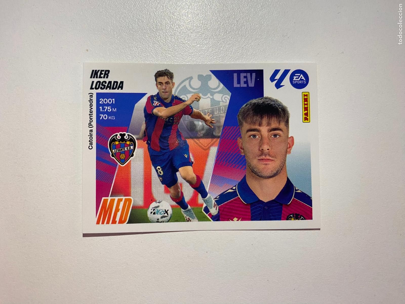 Football Stickers: LALIGA ESTE 2025 2026 EA SPORTS 25 26 ALBUM PANINI LIGA N 13 BIS UD LEVANTE IKER LOSADA