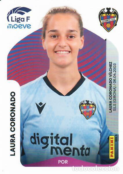 Football Stickers: CROMO PANINI LIGA FEMENINA F 2025-26 (25 - 26) - N&ordm; 224 - LAURA CORONADO - LEVANTE