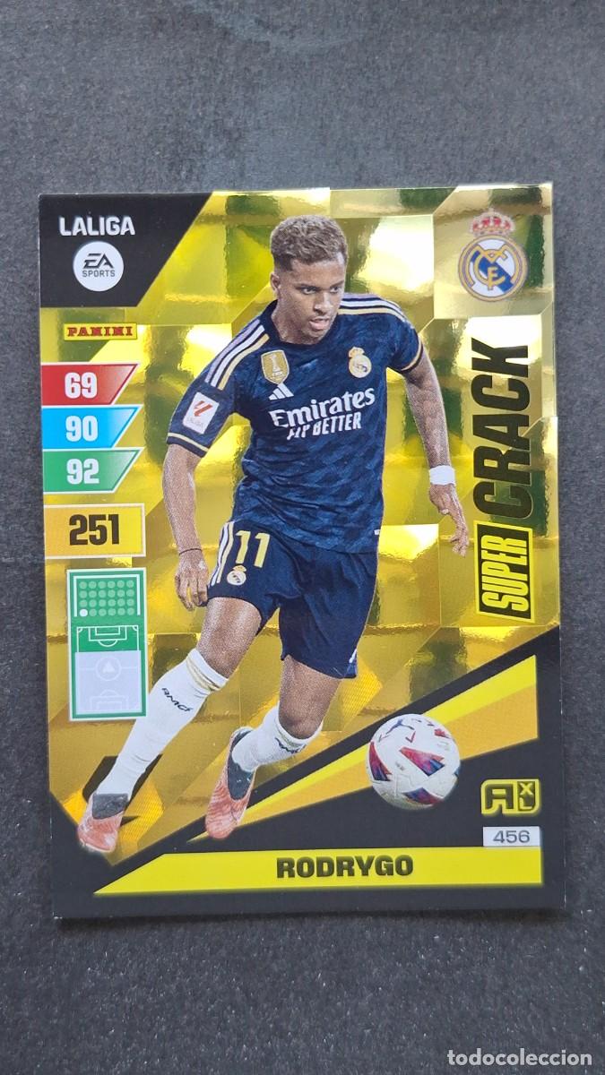 Cromos de F&uacute;tbol: L1 RODRYGO REAL MADRID 456 SUPER CRACK ADRENALYN XL LIGA 2023/2024 23 24 PANINI