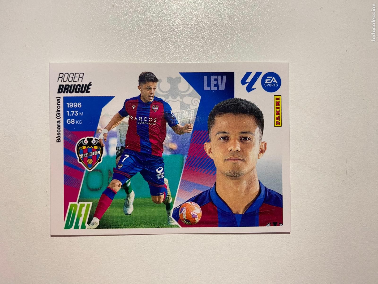Cromos de F&uacute;tbol: LALIGA ESTE 2025 2026 EA SPORTS 25 26 ALBUM PANINI LIGA N 20 UD LEVANTE BRUGU&Eacute;