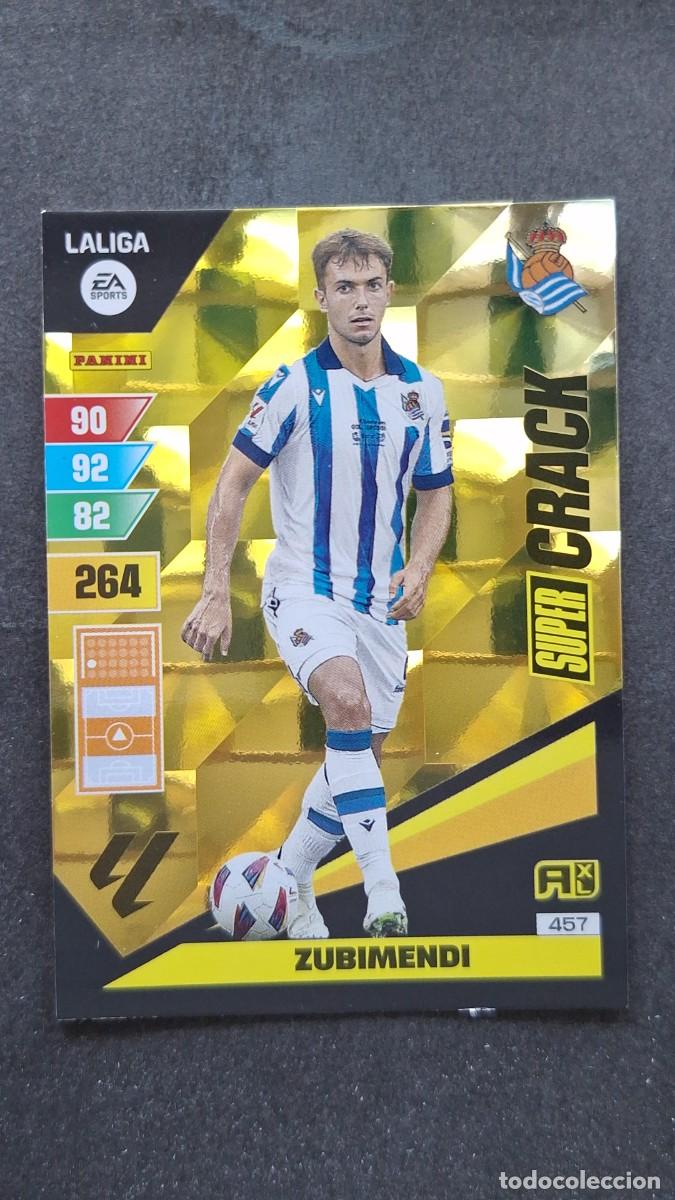 Cromos de F&uacute;tbol: L1 ZUBIMENDI REAL SOCIEDAD 457 SUPER CRACK ADRENALYN XL LIGA 2023/2024 23 24 PANINI