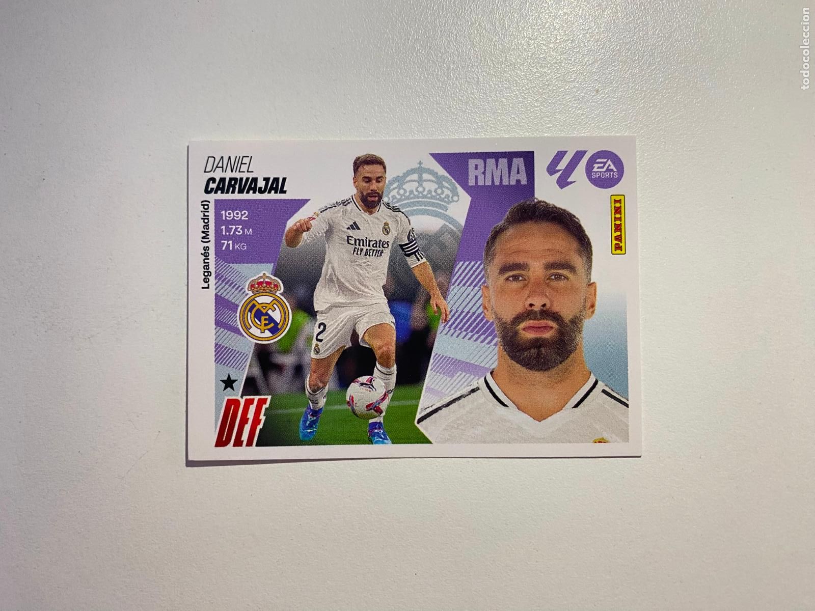 Cromos de F&uacute;tbol: LALIGA ESTE 2025 2026 EA SPORTS 25 26 ALBUM PANINI LIGA N 5 REAL MADRID CARVAJAL