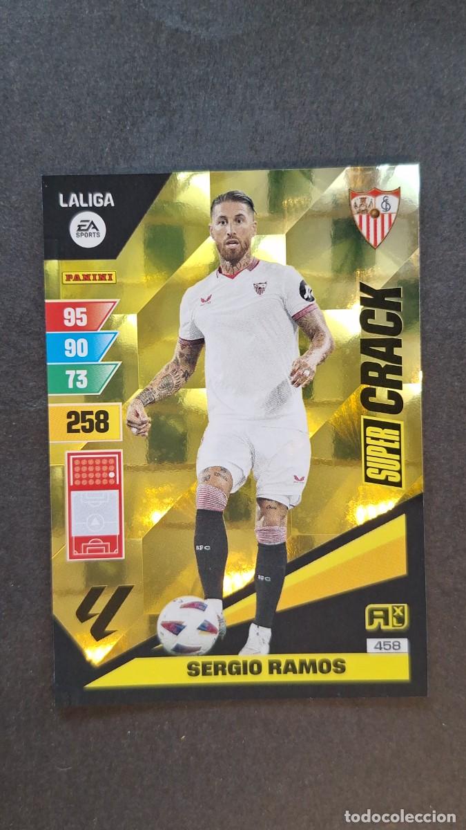Cromos de F&uacute;tbol: L1 SERGIO RAMOS SEVILLA F. C. 458 SUPER CRACK ADRENALYN XL LIGA 2023/2024 23 24 PANINI