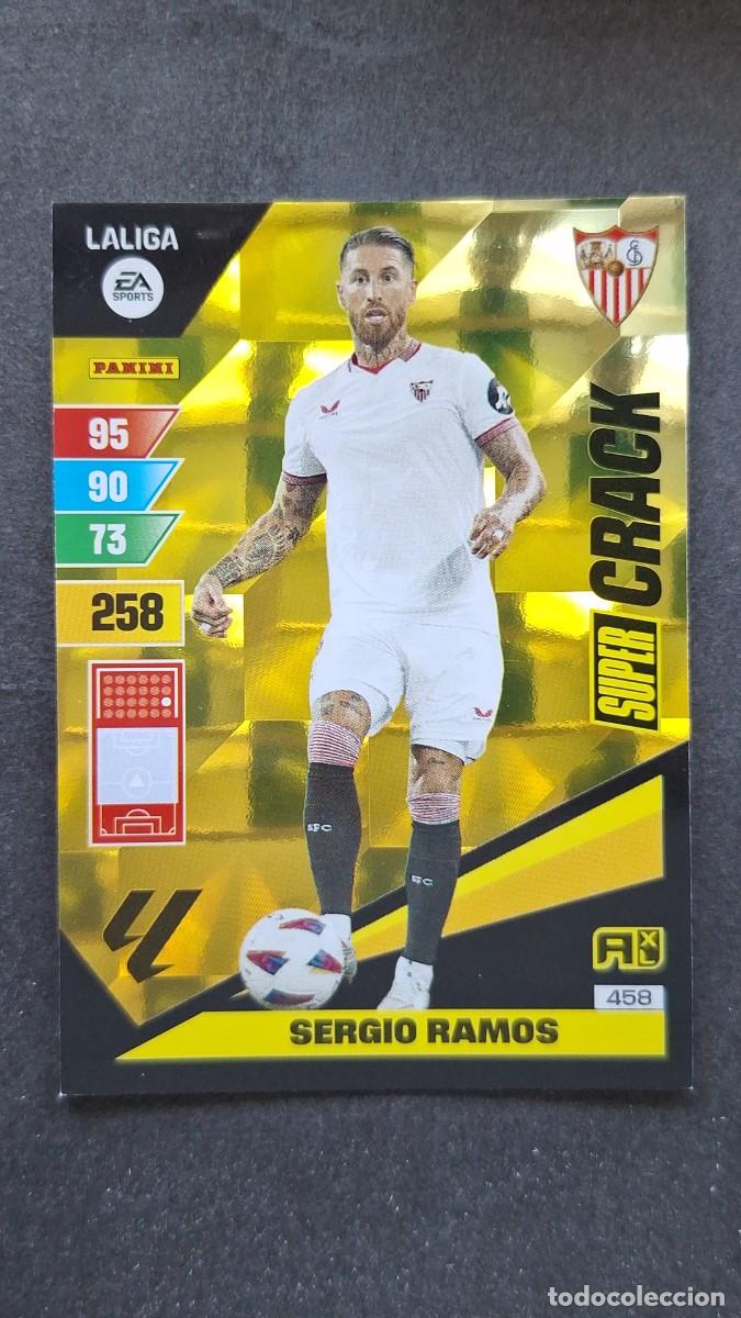Cromos de F&uacute;tbol: L1 SERGIO RAMOS SEVILLA F. C. 458 SUPER CRACK ADRENALYN XL LIGA 2023/2024 23 24 PANINI