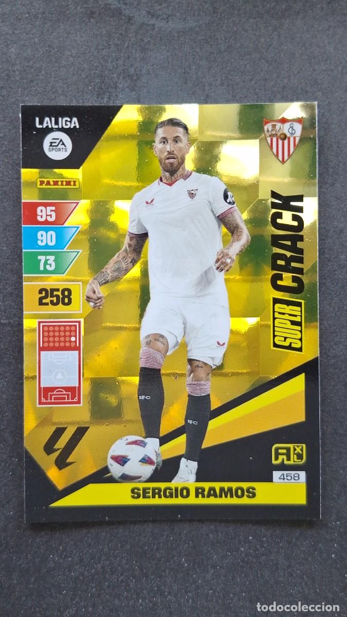Cromos de F&uacute;tbol: L1 SERGIO RAMOS SEVILLA F. C. 458 SUPER CRACK ADRENALYN XL LIGA 2023/2024 23 24 PANINI