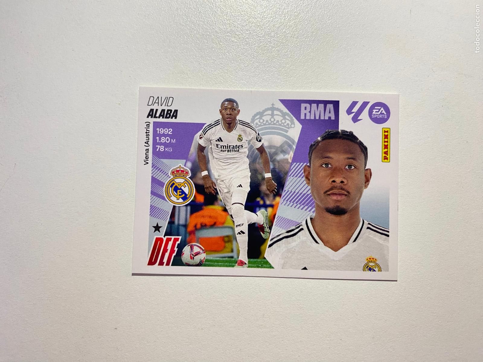 Figurine di Calcio: LALIGA ESTE 2025 2026 EA SPORTS 25 26 ALBUM PANINI LIGA N 9 REAL MADRID ALABA