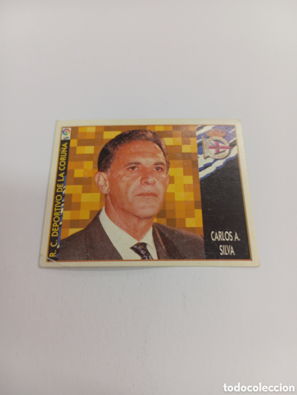 Figurine di Calcio: ENTRENADOR SILVA Deportivo Liga Este 1997 1998 NUEVO SIN PEGAR 97 98