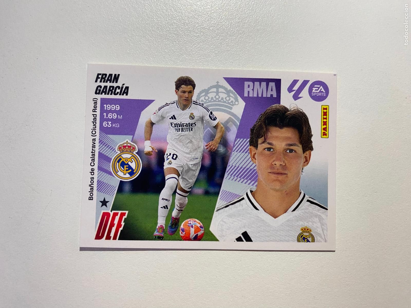 Figurine di Calcio: LALIGA ESTE 2025 2026 EA SPORTS 25 26 ALBUM PANINI LIGA N 10B REAL MADRID FRAN GARC&Iacute;A