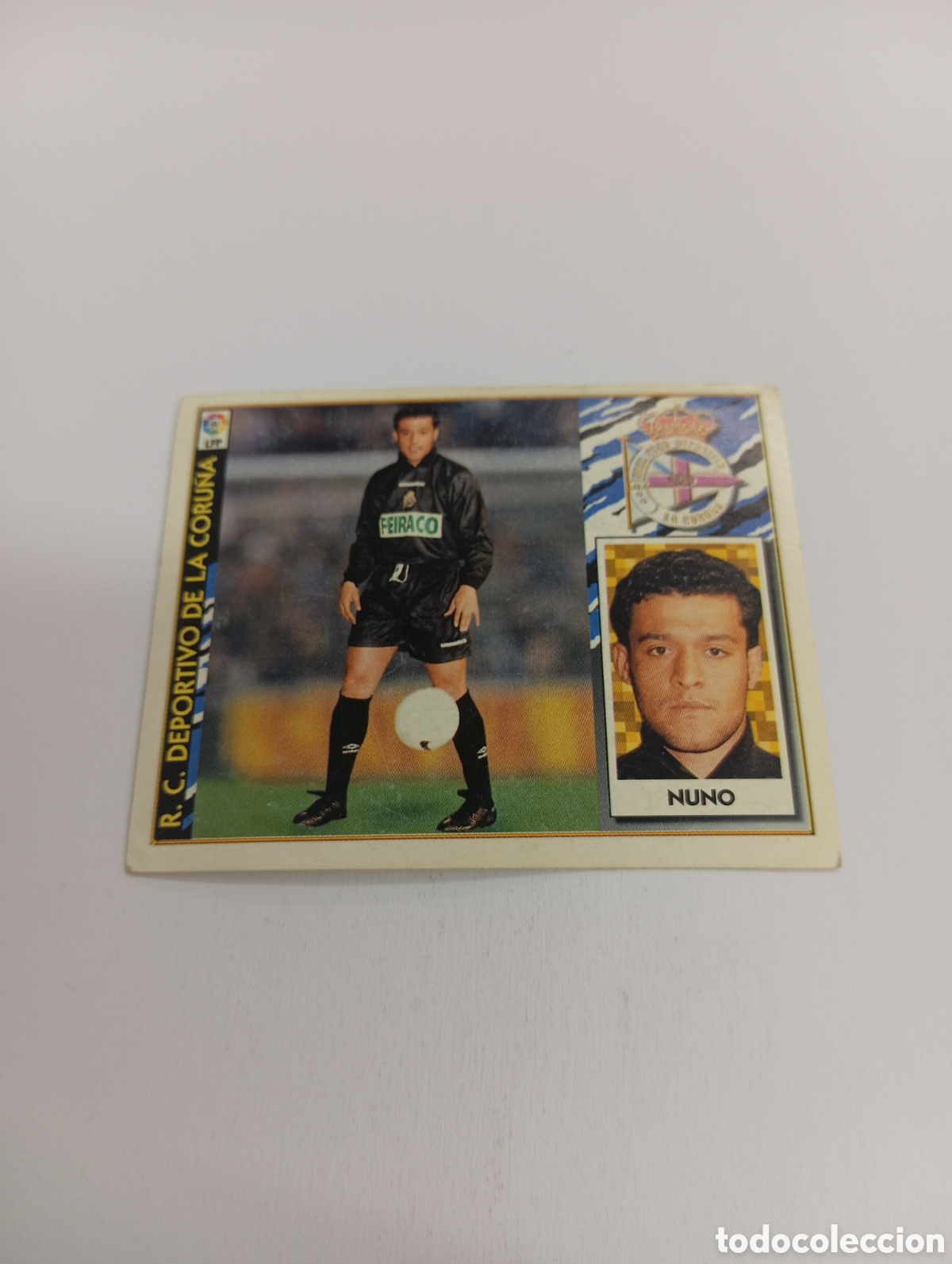 Cromos de F&uacute;tbol: NUNO Deportivo Liga Este 1997 1998 NUEVO SIN PEGAR 97 98