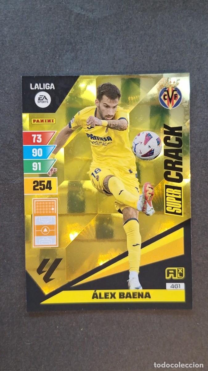 Cromos de F&uacute;tbol: L1 ALEX BAENA VILLARREAL C. F. 461 SUPER CRACK ADRENALYN XL LIGA 2023/2024 23 24 PANINI