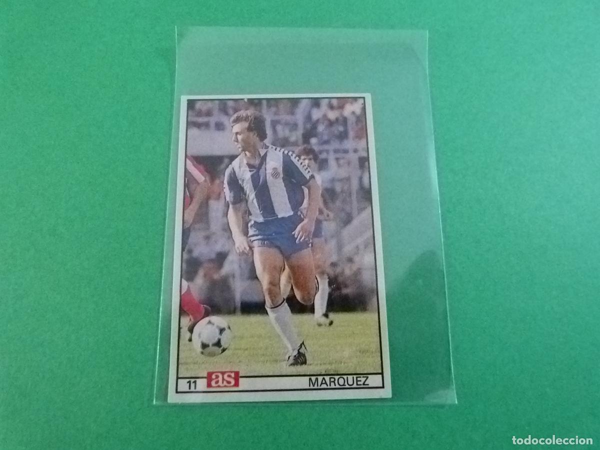 Cromos de F&uacute;tbol: CROMO FUTBOL MARQUEZ R.C.D. ESPA&Ntilde;OL-ESPANYOL DESPEGADO N&ordm; 11 LIGA AS 1986-1987/86-87