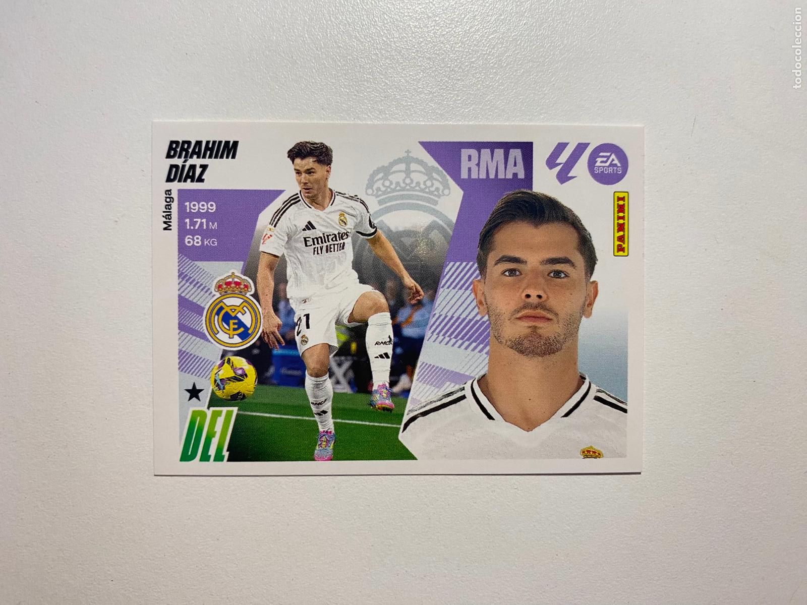 Cromos de F&uacute;tbol: LALIGA ESTE 2025 2026 EA SPORTS 25 26 ALBUM PANINI LIGA N 17A REAL MADRID BRAHIM D&Iacute;AZ