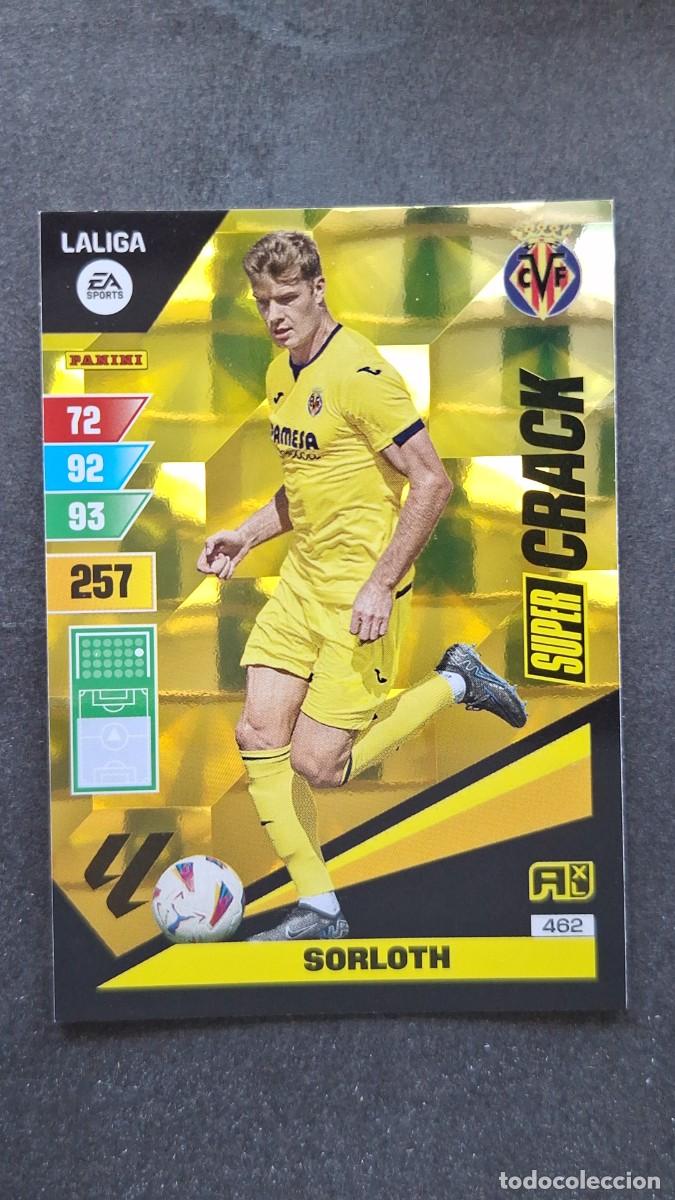 Cromos de F&uacute;tbol: L1 SORLOTH VILLARREAL C. F. 462 SUPER CRACK ADRENALYN XL LIGA 2023/2024 23 24 PANINI