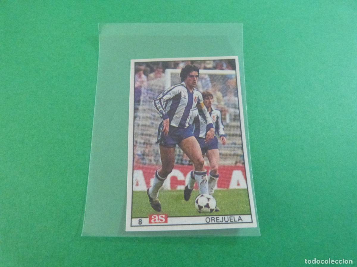 Football Stickers: CROMO FUTBOL OREJUELA R.C.D. ESPA&Ntilde;OL-ESPANYOL DESPEGADO N&ordm; 8 LIGA AS 1986-1987/86-87
