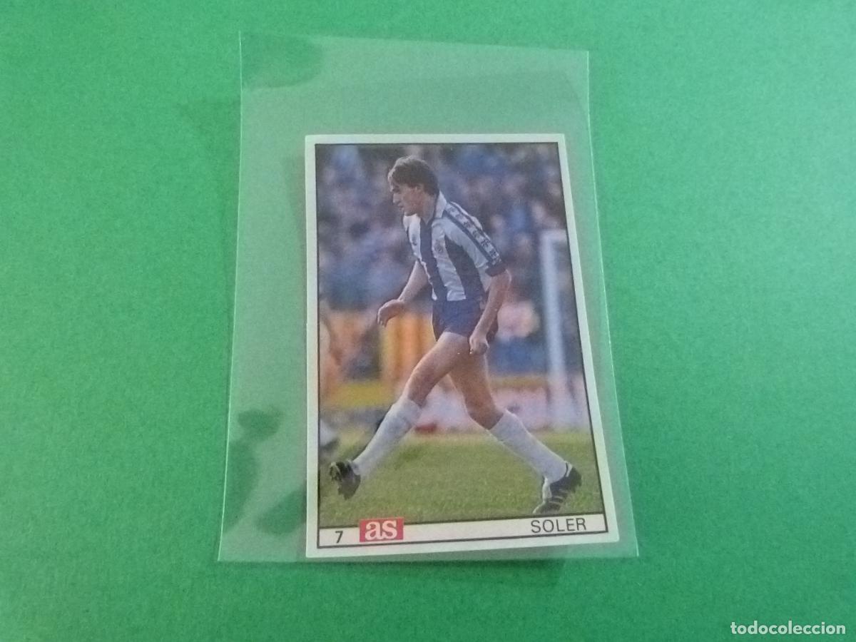 Football Stickers: CROMO FUTBOL SOLER R.C.D. ESPA&Ntilde;OL-ESPANYOL DESPEGADO N&ordm; 7 LIGA AS 1986-1987/86-87