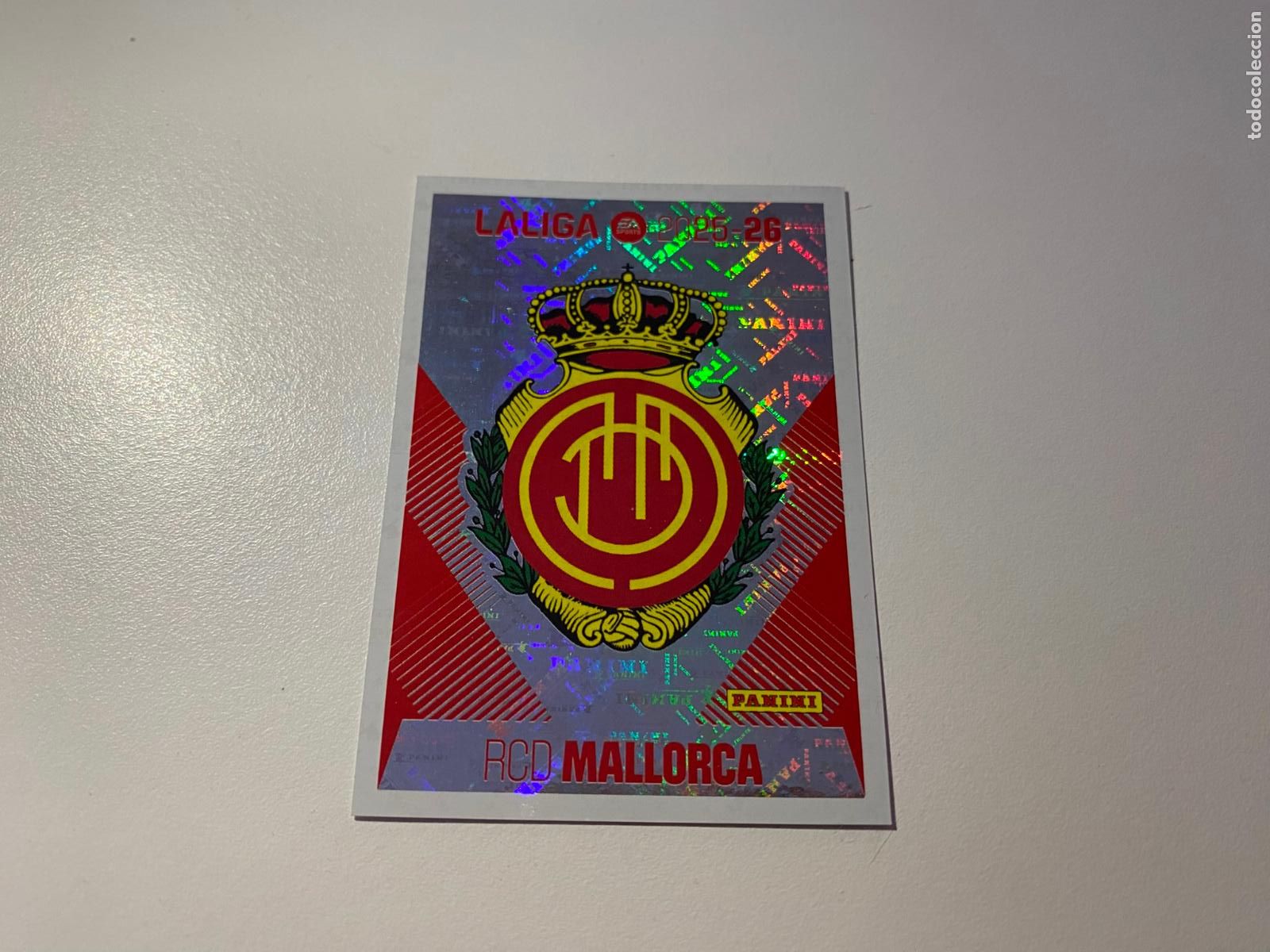 Football Stickers: LALIGA ESTE 2025 2026 EA SPORTS 25 26 ALBUM PANINI LIGA N 1 RCD MALLORCA ESCUDO
