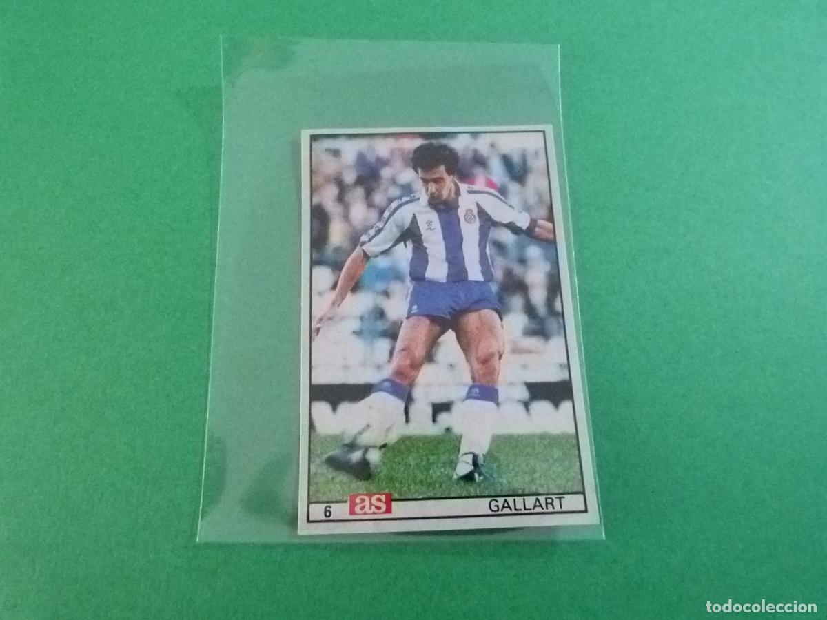 Football Stickers: CROMO FUTBOL GALLART R.C.D. ESPA&Ntilde;OL-ESPANYOL DESPEGADO N&ordm; 6 LIGA AS 1986-1987/86-87