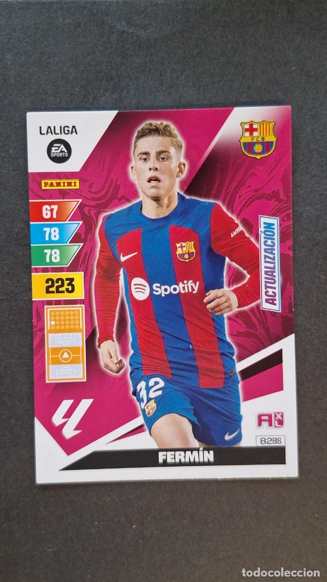 Cromos de F&uacute;tbol: L1 FERMIN F. C. BARCELONA 82 BIS ACTUALIZACION ADRENALYN XL LIGA 2023/2024 23 24 PANINI