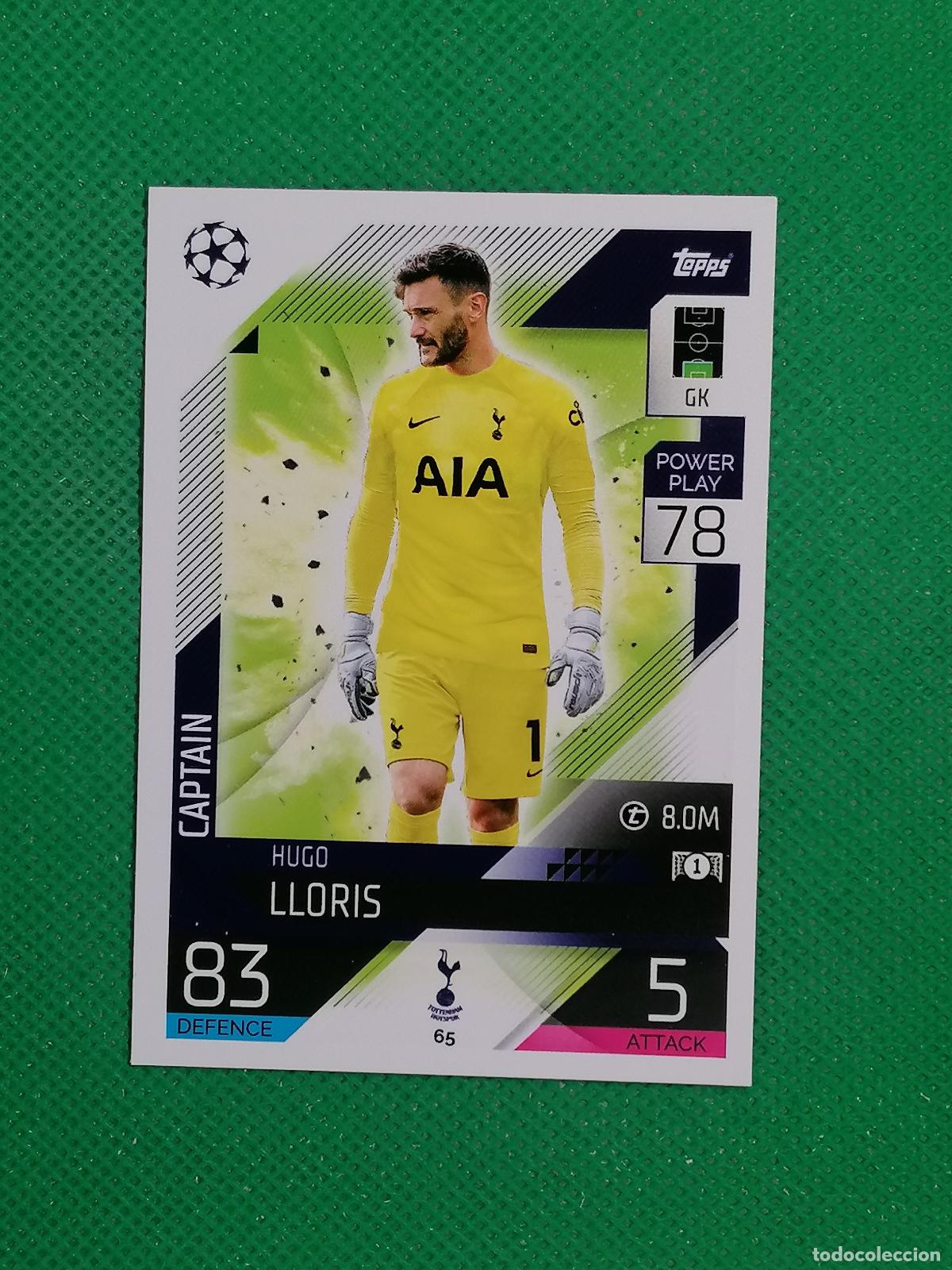 Football Stickers: 65 HUGO LLORIS TOTTENHAM ⚽ TOPPS MATCH ATTAX CHAMPIONS 2022 2023 22 23 ⚽