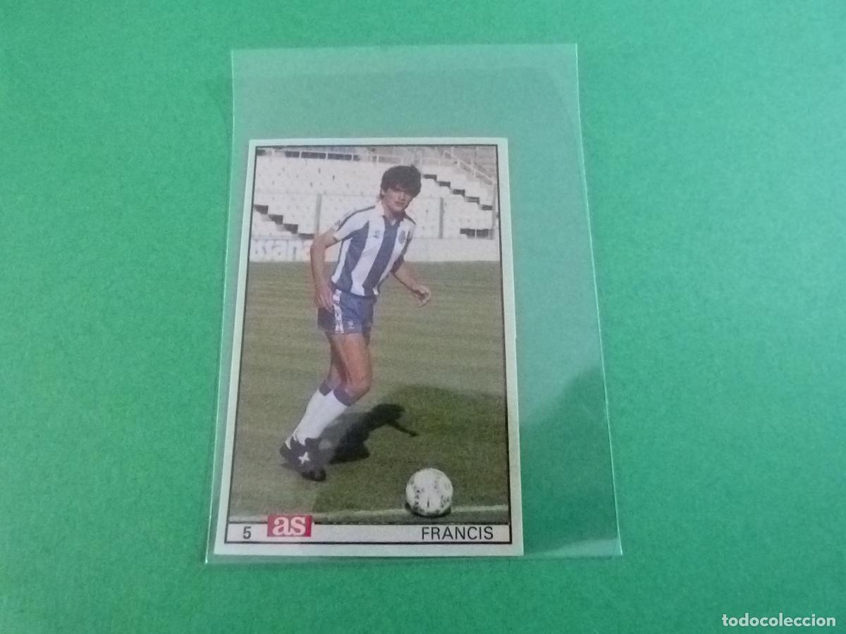 Cromos de F&uacute;tbol: CROMO FUTBOL FRANCIS R.C.D. ESPA&Ntilde;OL-ESPANYOL DESPEGADO N&ordm; 5 LIGA AS 1986-1987/86-87