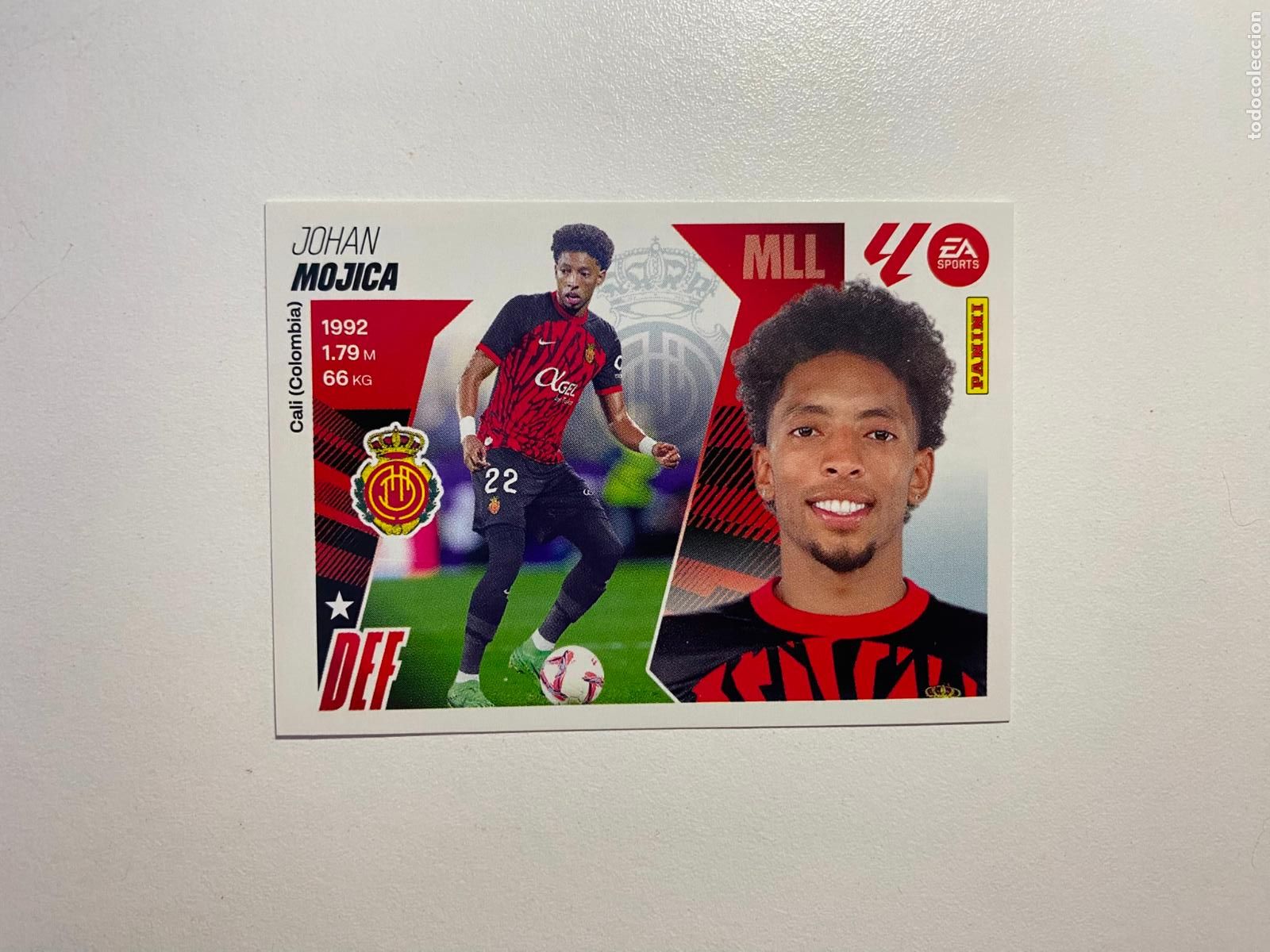 Cromos de F&uacute;tbol: LALIGA ESTE 2025 2026 EA SPORTS 25 26 ALBUM PANINI LIGA N 9 RCD MALLORCA MOJICA