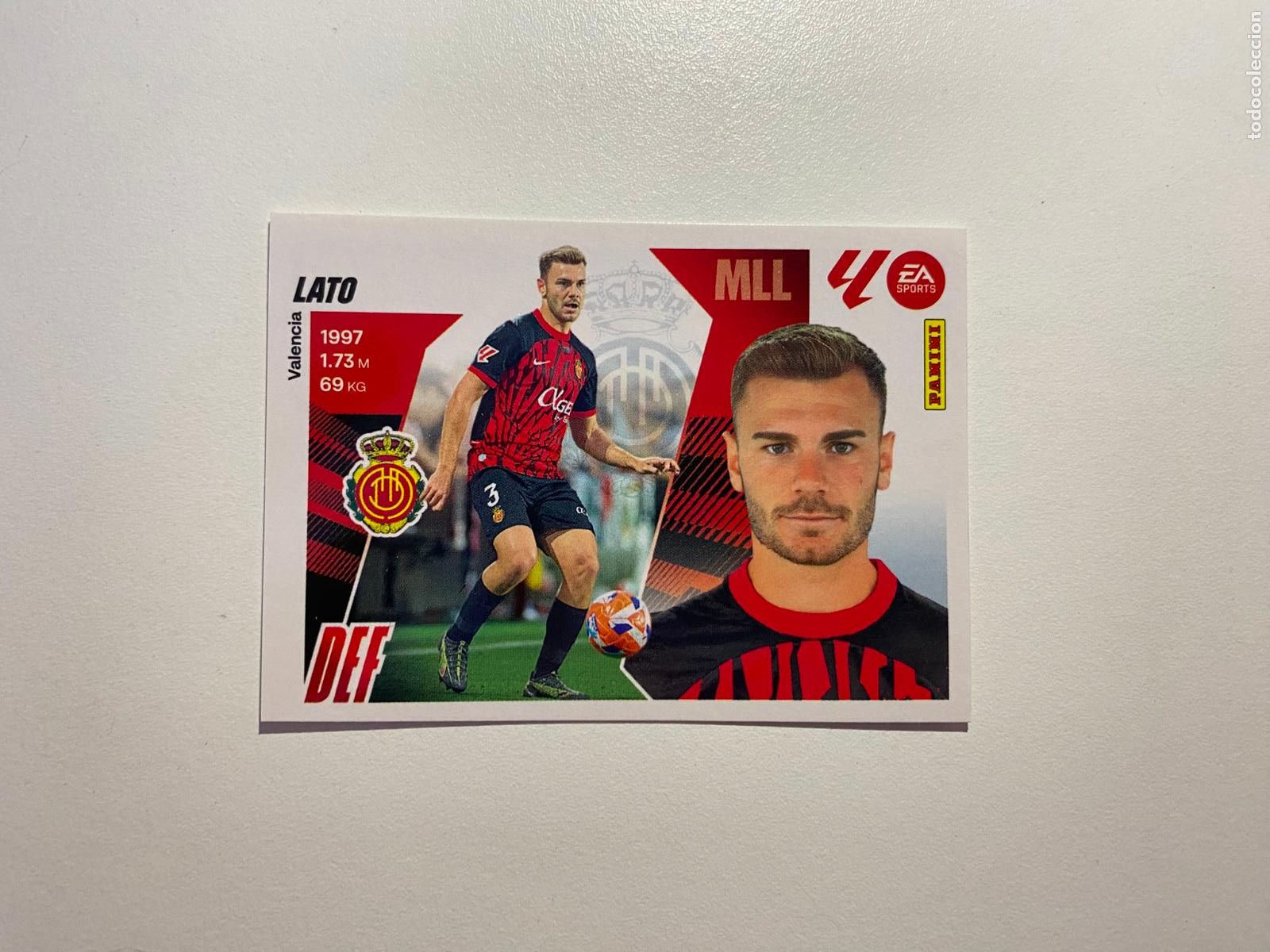 Cromos de F&uacute;tbol: LALIGA ESTE 2025 2026 EA SPORTS 25 26 ALBUM PANINI LIGA N 10 RCD MALLORCA LATO