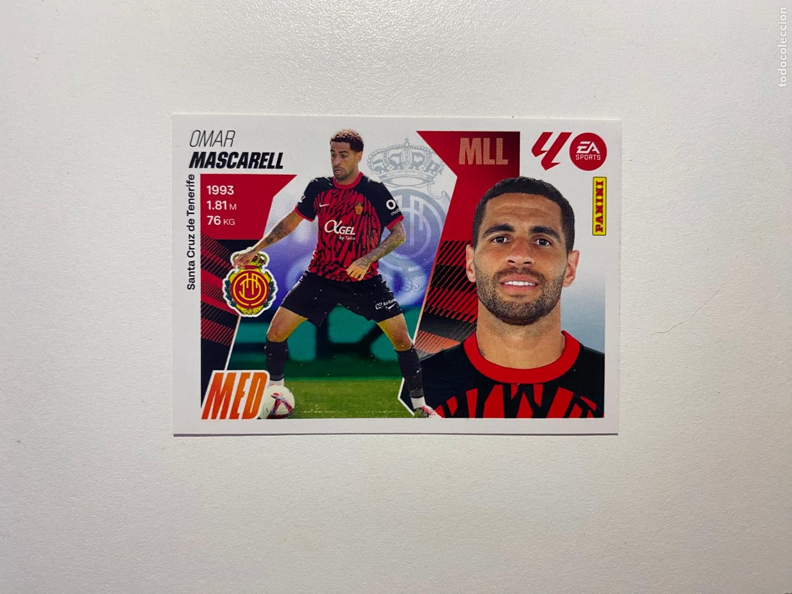 Cromos de F&uacute;tbol: LALIGA ESTE 2025 2026 EA SPORTS 25 26 ALBUM PANINI LIGA N 11 RCD MALLORCA MASCARELL