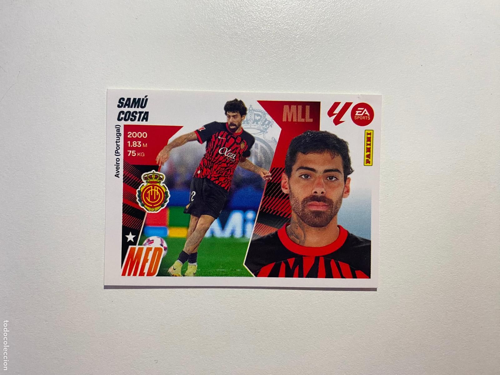 Cromos de F&uacute;tbol: LALIGA ESTE 2025 2026 EA SPORTS 25 26 ALBUM PANINI LIGA N 12 RCD MALLORCA SAMU COSTA