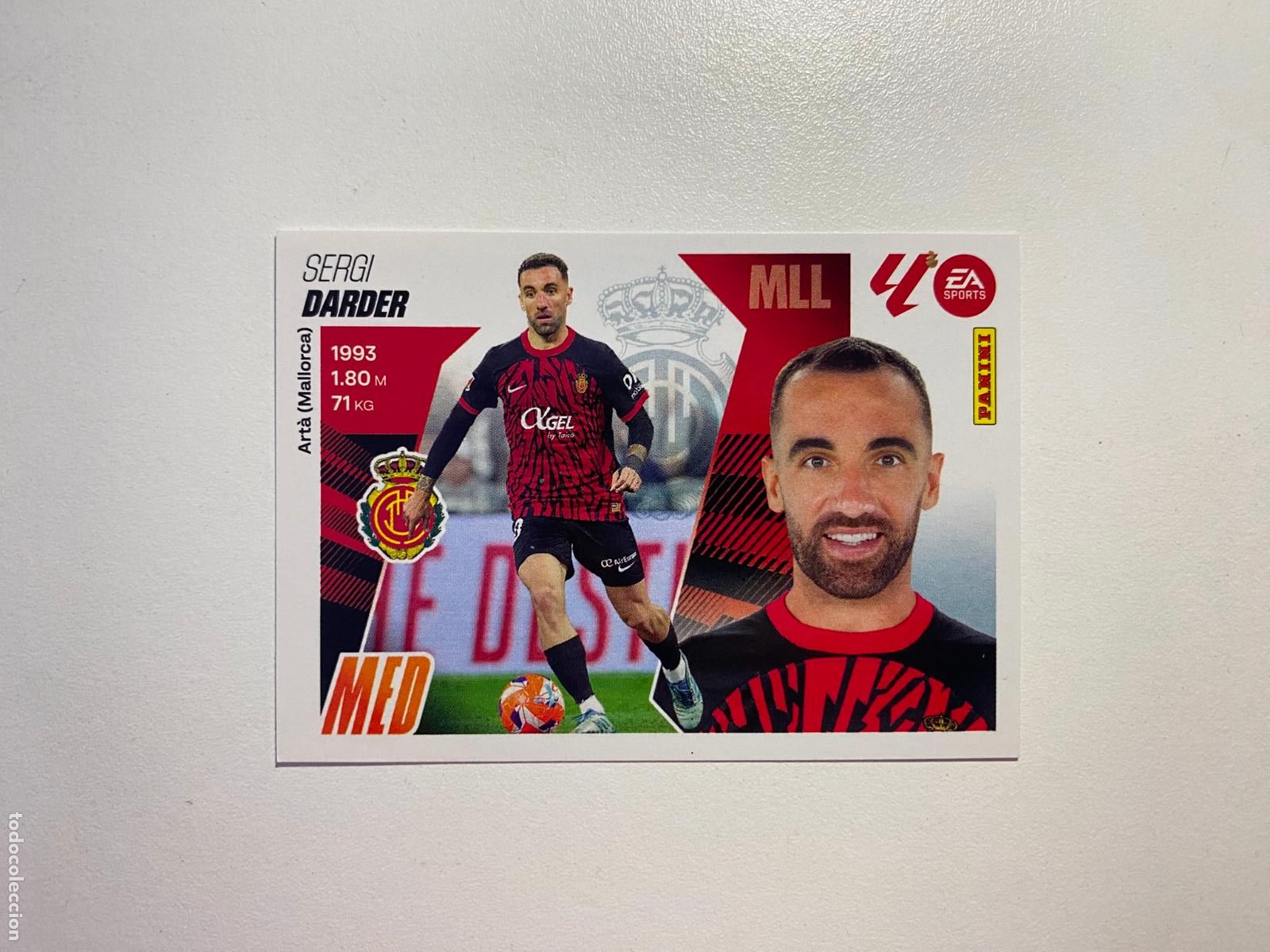 Cromos de F&uacute;tbol: LALIGA ESTE 2025 2026 EA SPORTS 25 26 ALBUM PANINI LIGA N 13 RCD MALLORCA DARDER