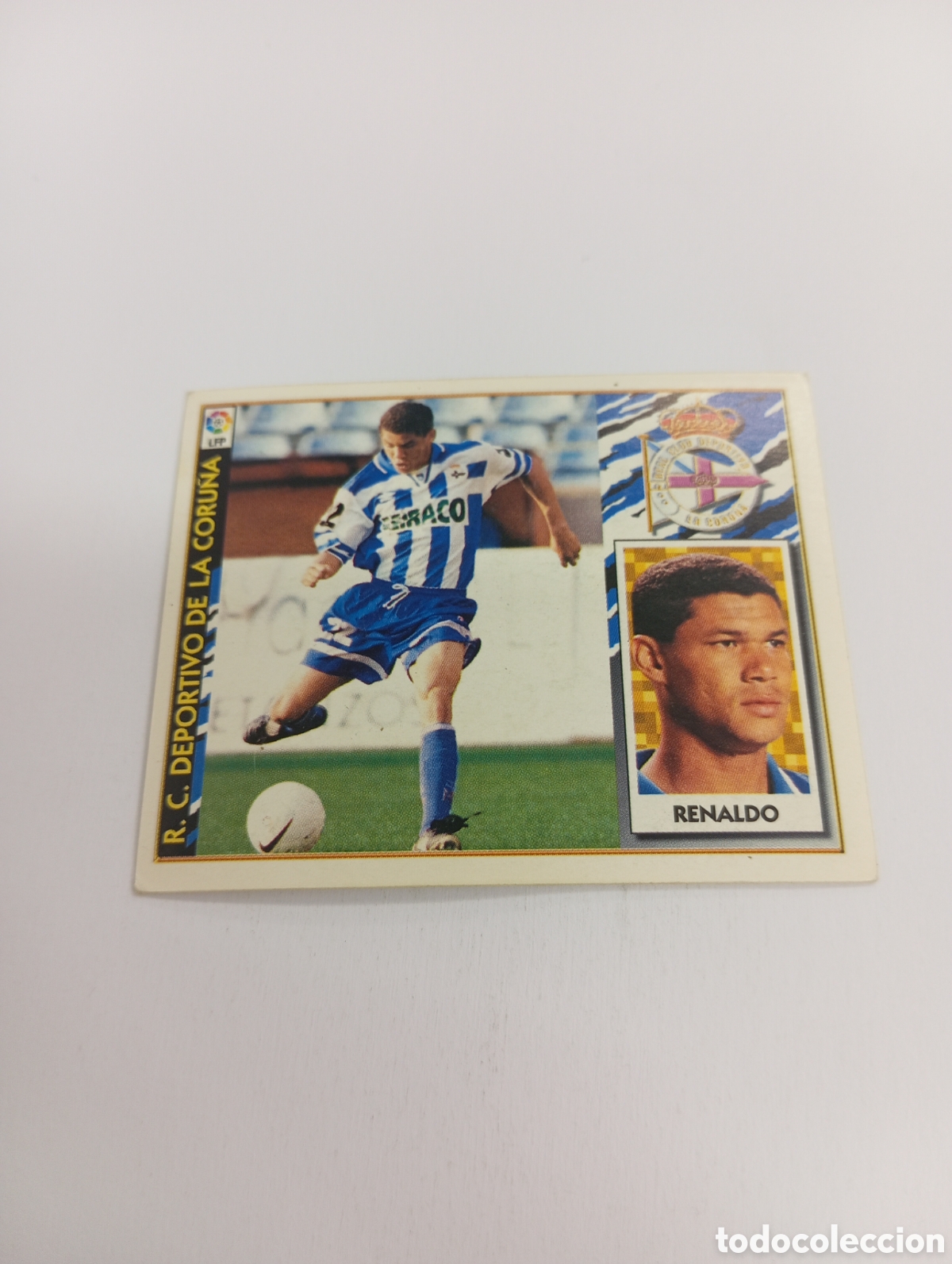 Cromos de F&uacute;tbol: RENALDO BAJA Deportivo Liga Este 1997 1998 NUEVO SIN PEGAR 97 98