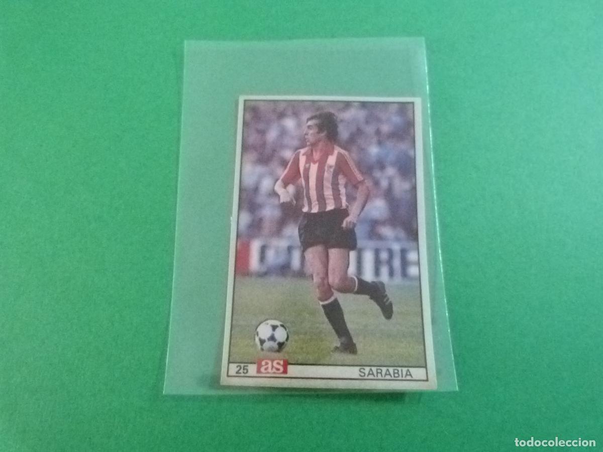 Cromos de F&uacute;tbol: CROMO FUTBOL SARABIA ATH. BILBAO DESPEGADO N&ordm; 25 LIGA AS 1986-1987/86-87