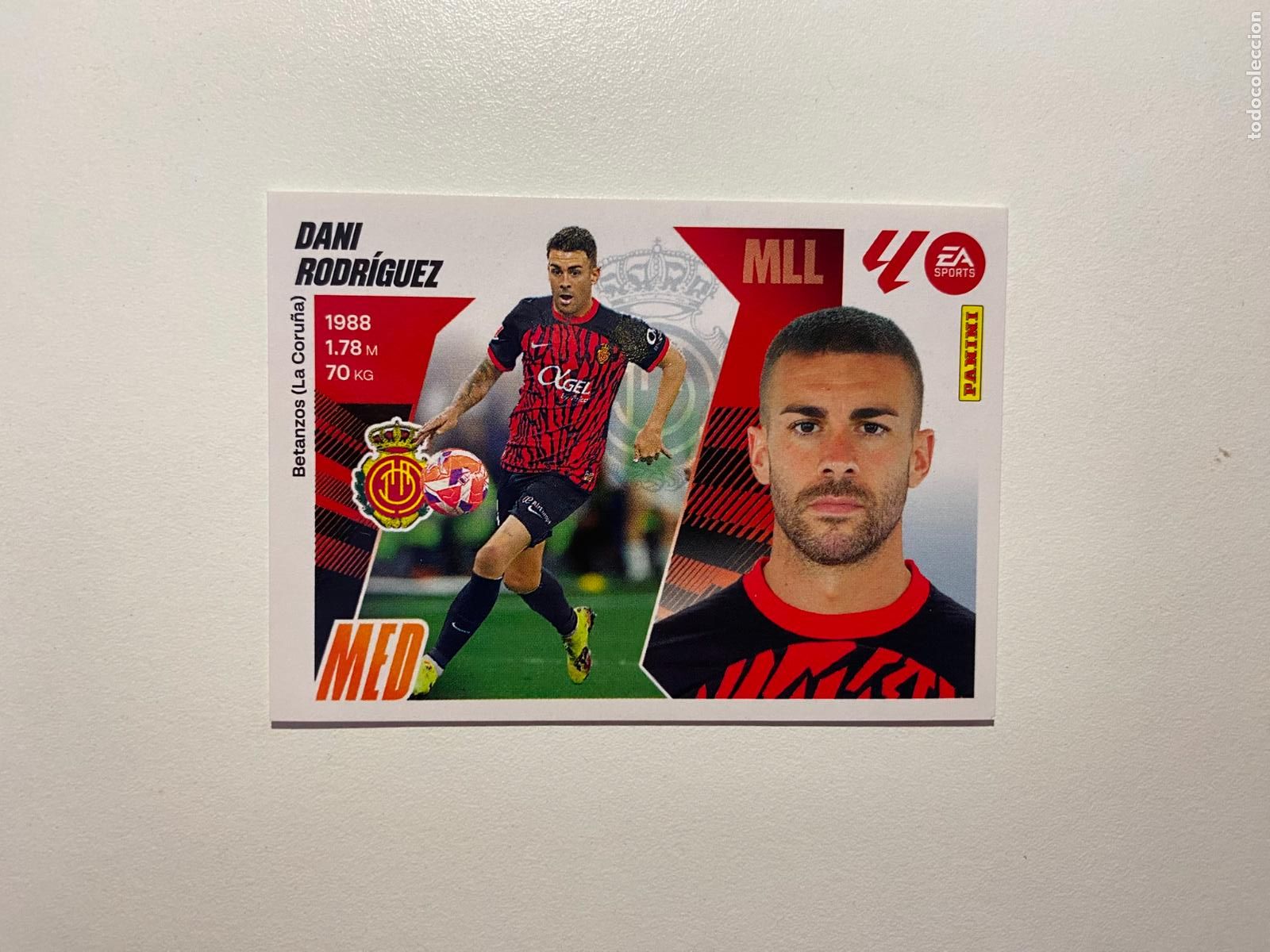 Cromos de F&uacute;tbol: LALIGA ESTE 2025 2026 EA SPORTS 25 26 ALBUM PANINI LIGA N 15 RCD MALLORCA DANI RODR&Iacute;GUEZ