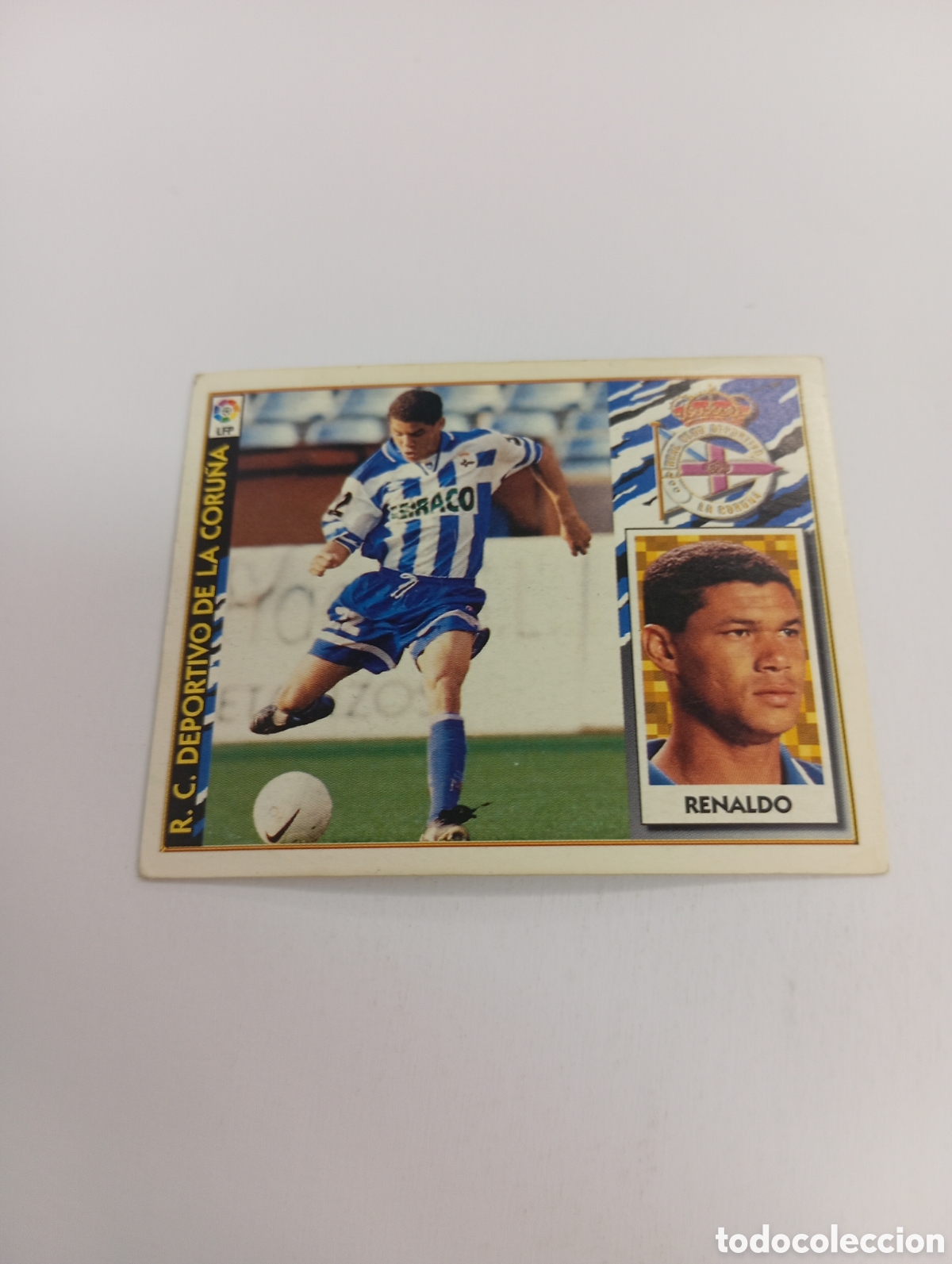 Cromos de F&uacute;tbol: RENALDO BAJA Deportivo Liga Este 1997 1998 NUEVO SIN PEGAR 97 98