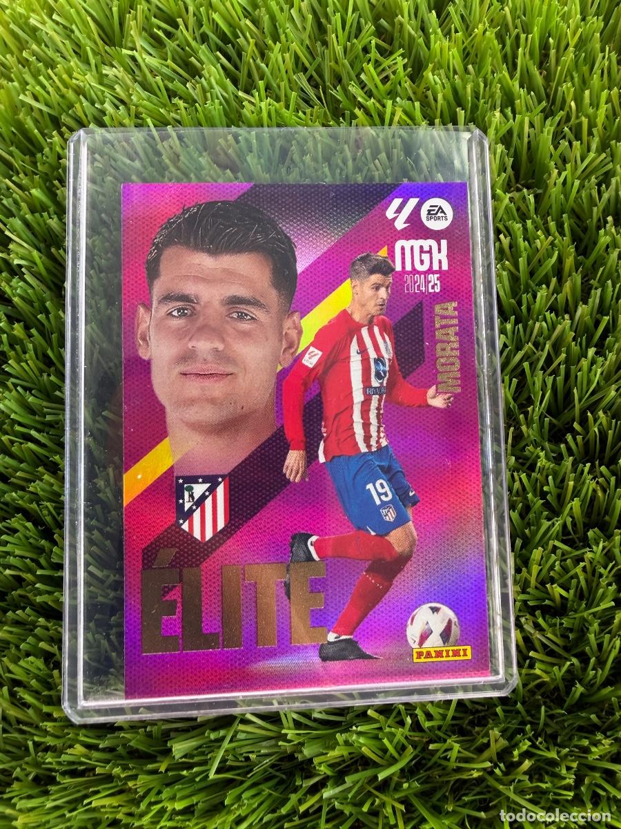 Cromos de F&uacute;tbol: N&ordm; 10 Morata &Eacute;lite Atl&eacute;tico de Madrid Megacracks 24 25