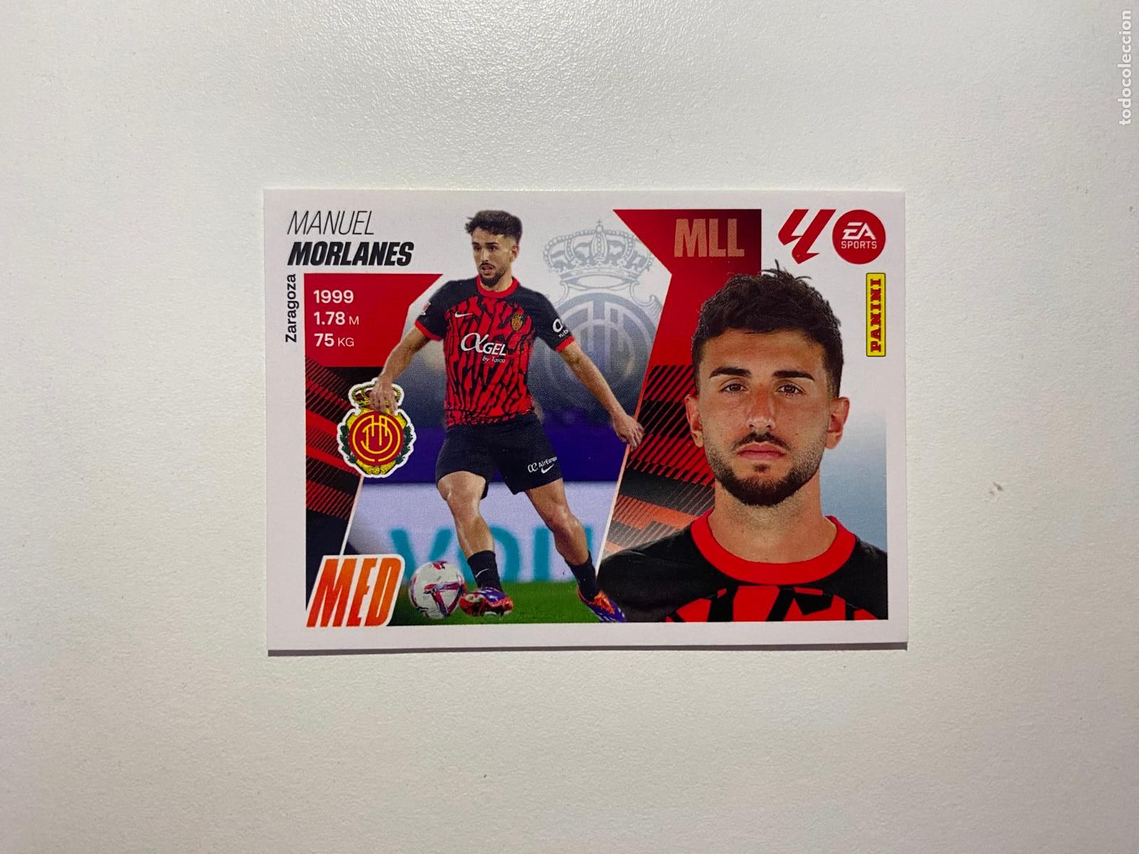 Cromos de F&uacute;tbol: LALIGA ESTE 2025 2026 EA SPORTS 25 26 ALBUM PANINI LIGA N 16 RCD MALLORCA MORLANES